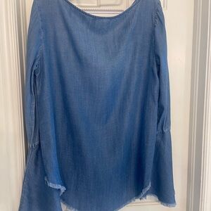 Cloth & Stone Blue Long Sleeve Tee